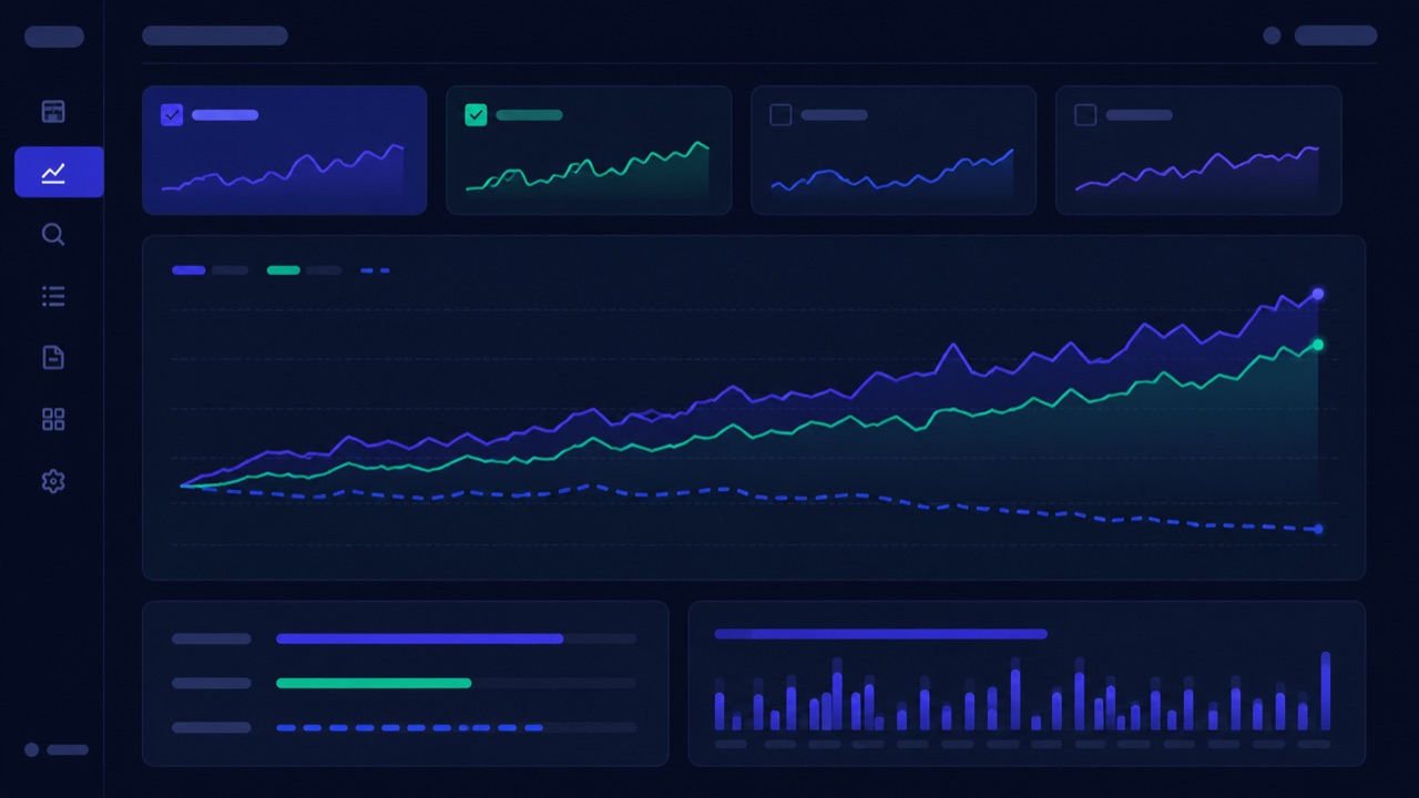 Google Search Console performance graph showing impressions and clicks rising after technical fixes