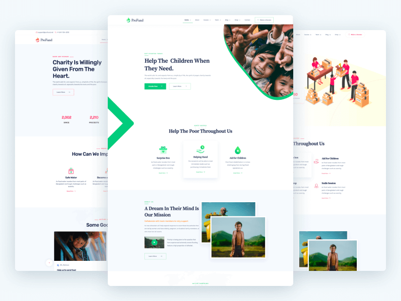 Profund - Non-Profit Charity WordPress Theme